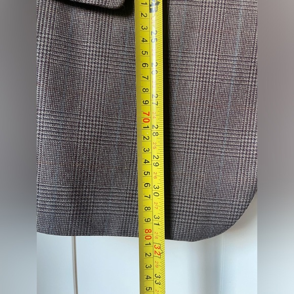 Caraceni Handmade Tailored 100% Virgin Wool Made In Italy Two-Button Closure Sz8 - Picture 3 of 8